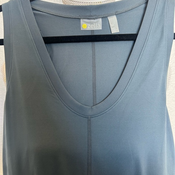 Zella Blue Slate Sleeveless Jumpsuit - Picture 4 of 8